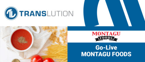 Montagu Foods uses TransLution™ to trace stock through jobs