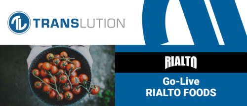 Rialto Foods Tracks Warehouse Stock with TransLution™ Software