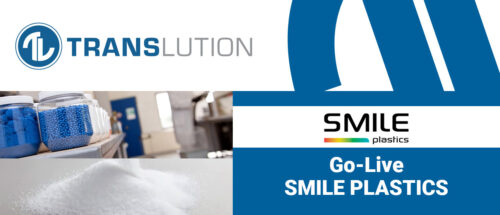 SMILE Plastics goes live with TransLution™ Software for improved Factory Floor Control