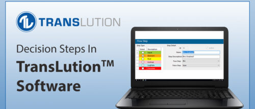 Decision Steps in TransLution™ Software