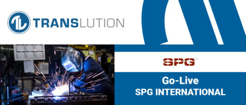 SPG International Goes Live with TransLution™ Software