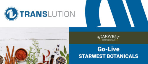 Starwest Botanicals selects TransLution to replace  manual paper-based data capture