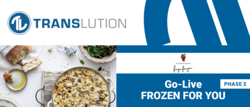 Frozen for You Extends TransLution Software Implementation to Receiving and WIP