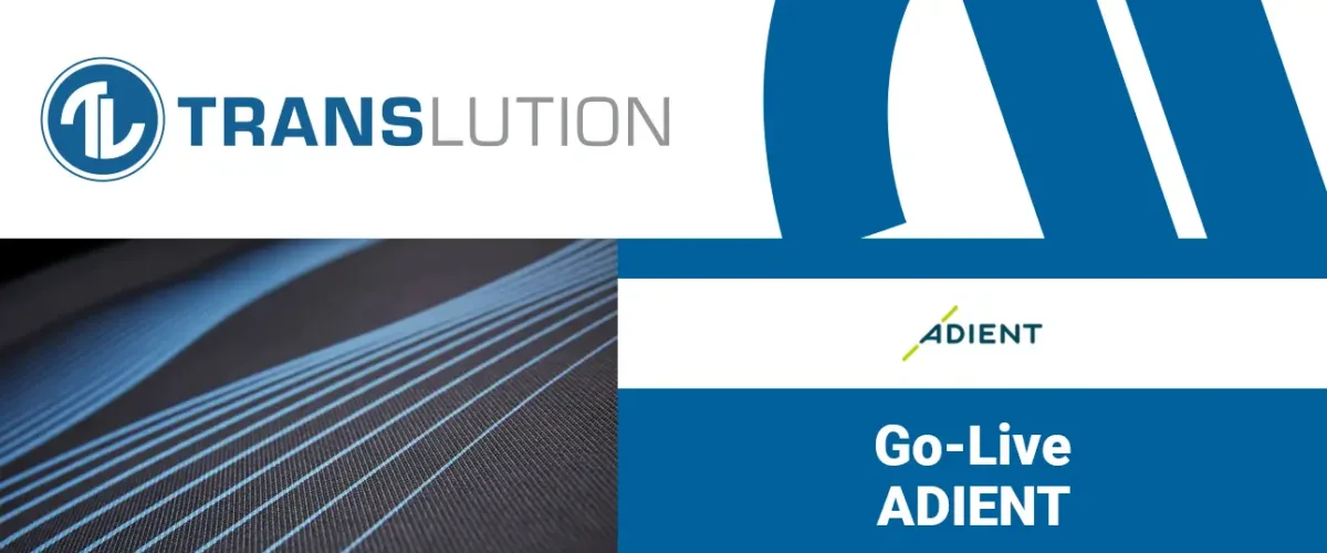 Adient uses TransLution Software to boost accuracy and efficiency