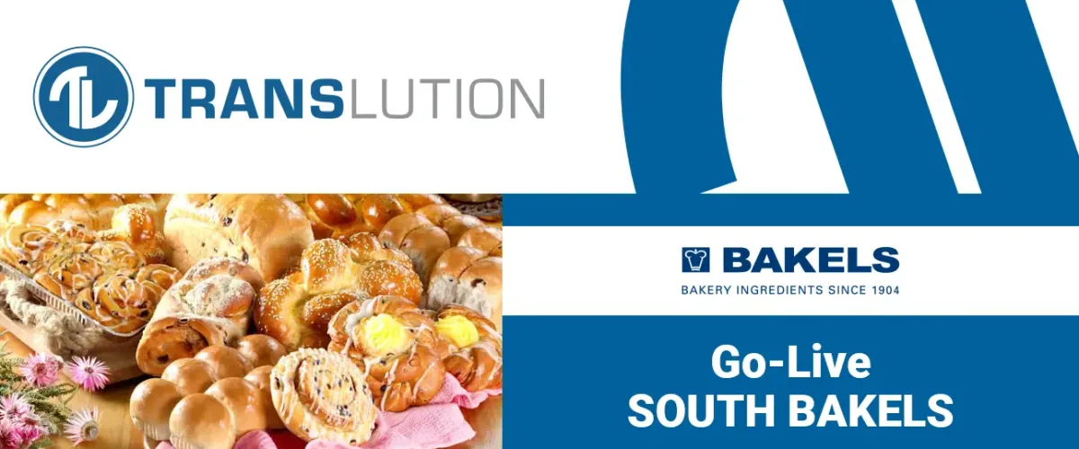 South Bakels Goes Live with TransLution Software